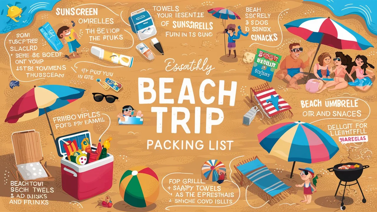 Family Beach Trip Packing List