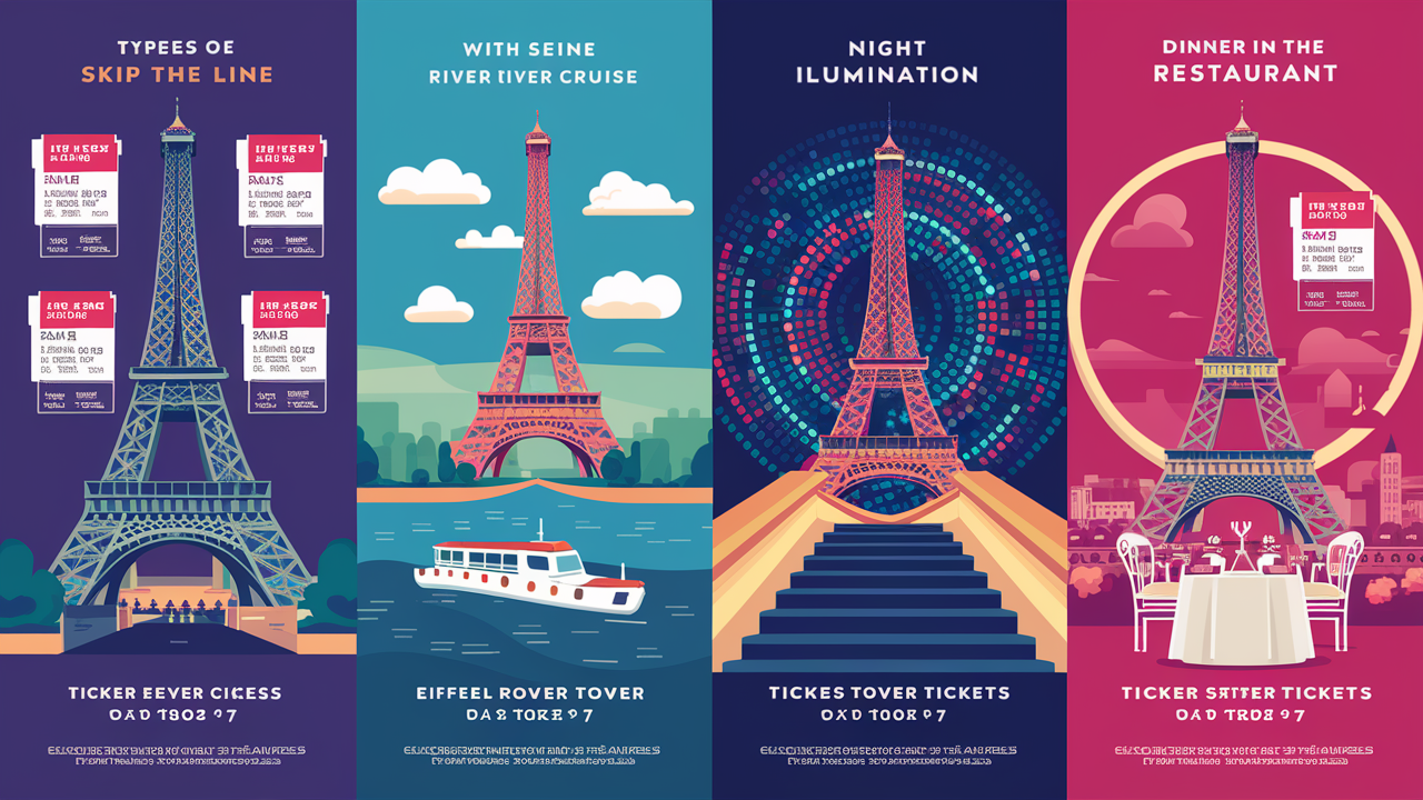 Types of Eiffel Tower Tickets