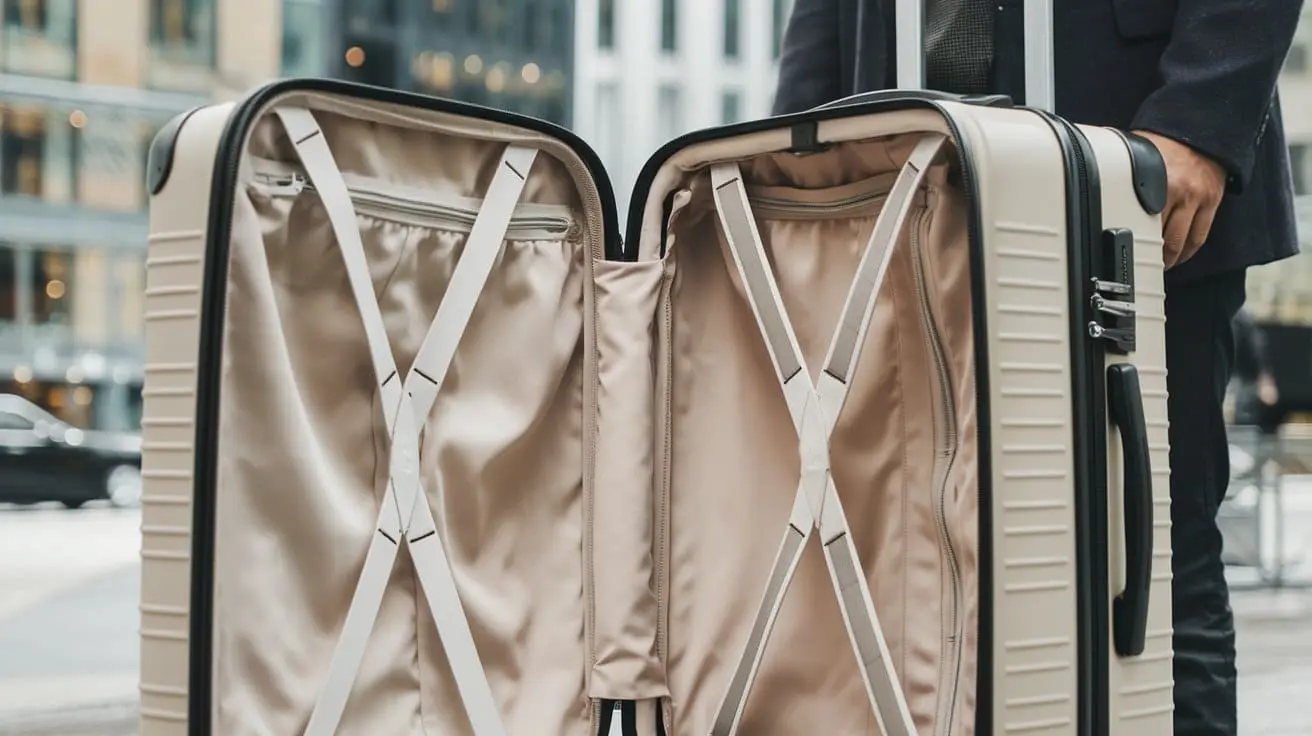 lightweight zipperless luggage