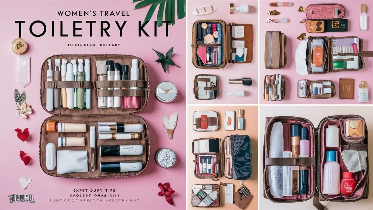 Women's Travel Toiletry Kits