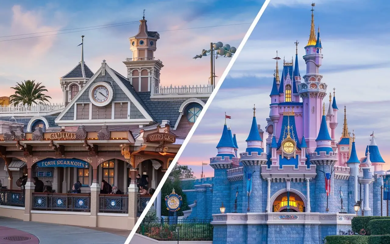 Disneyland and Disney World