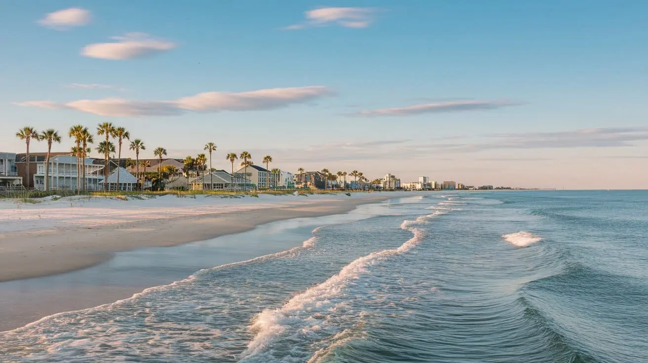 South Carolina Beach Towns Map