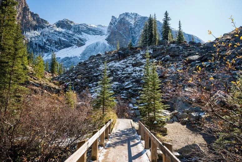 Hiking Trails Around Moraine Lake