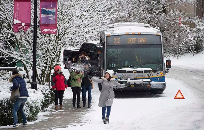 Vancouver in the winter